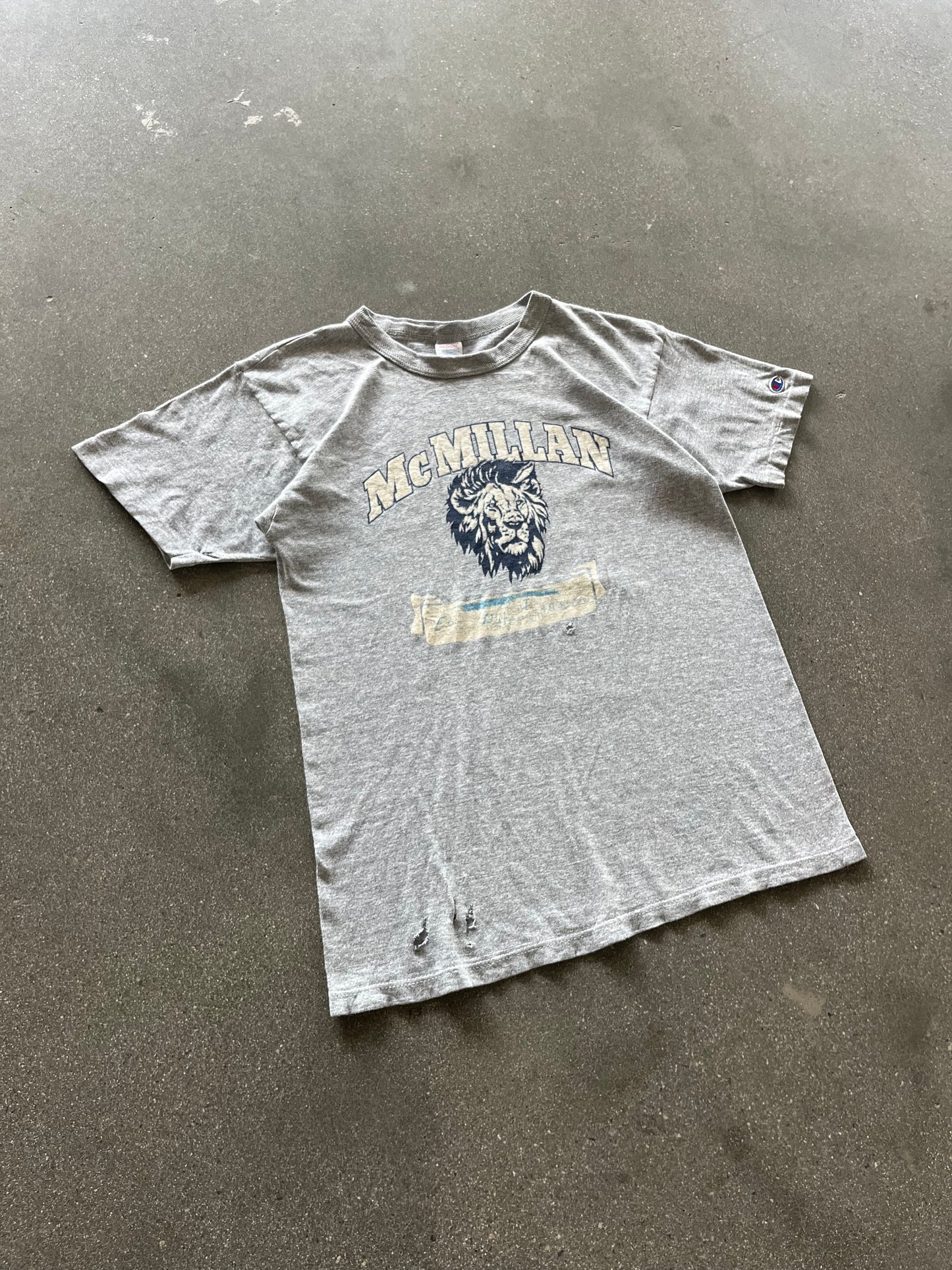 80’S CHAMPION “MCMILLIAN P.E.” SHIRT - M