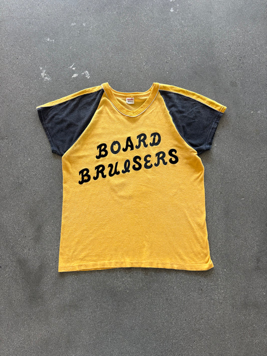 60’S YELLOW “BOARD BRUISER” COTTON JERSEY - S/M