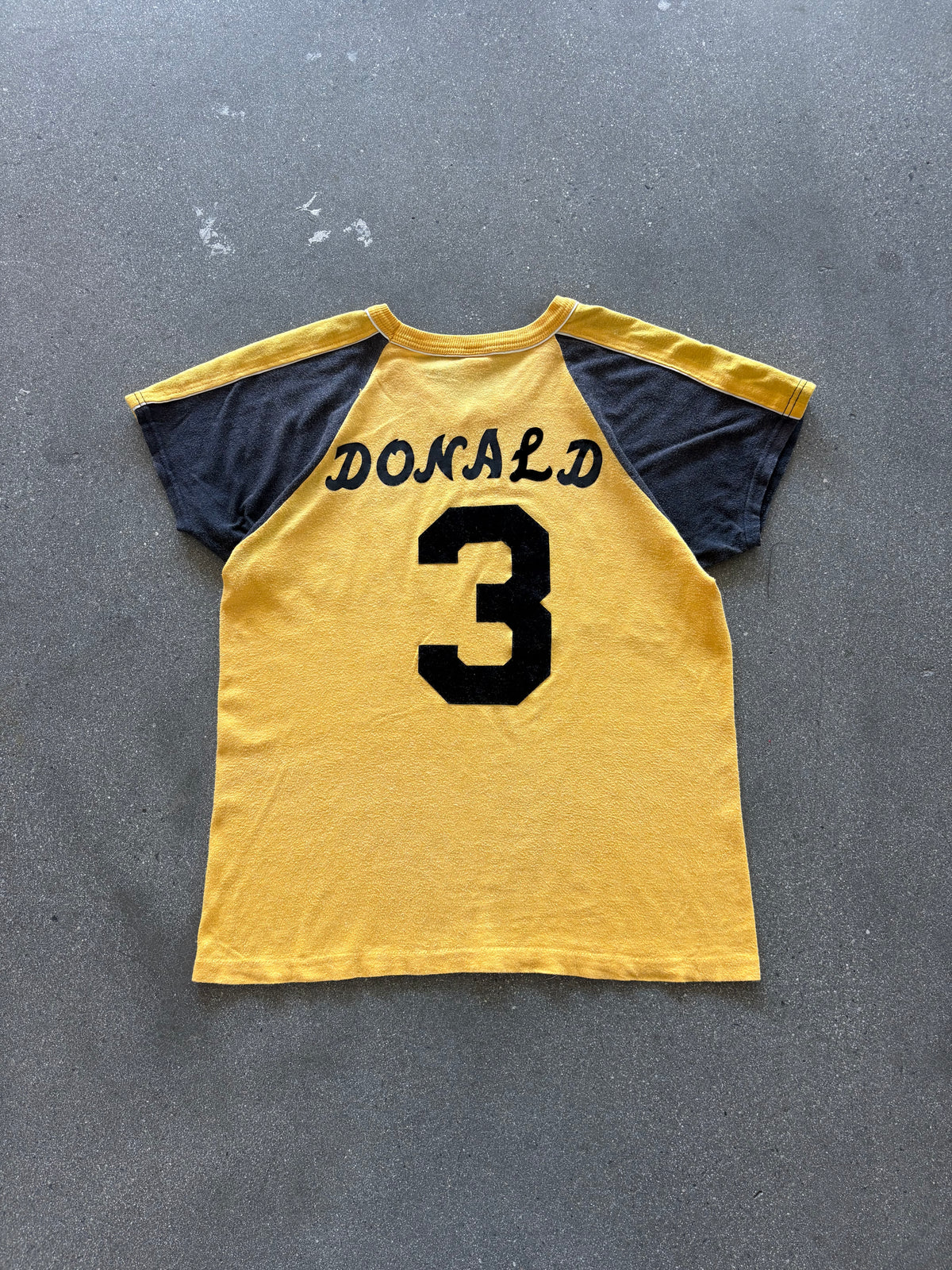 60’S YELLOW “BOARD BRUISER” COTTON JERSEY - S/M