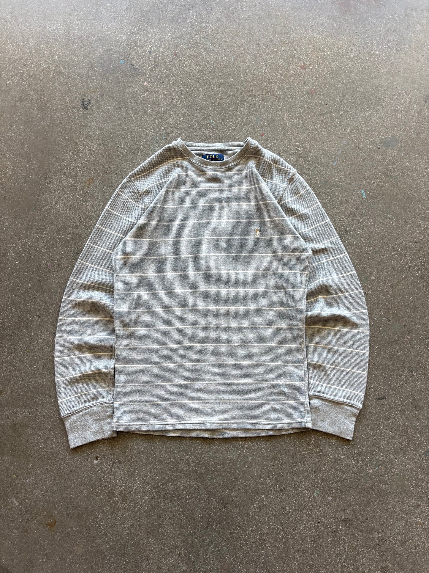 2000’S STRIPED POLO THERMAL - M