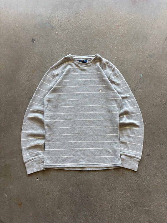 2000’S STRIPED POLO THERMAL - M