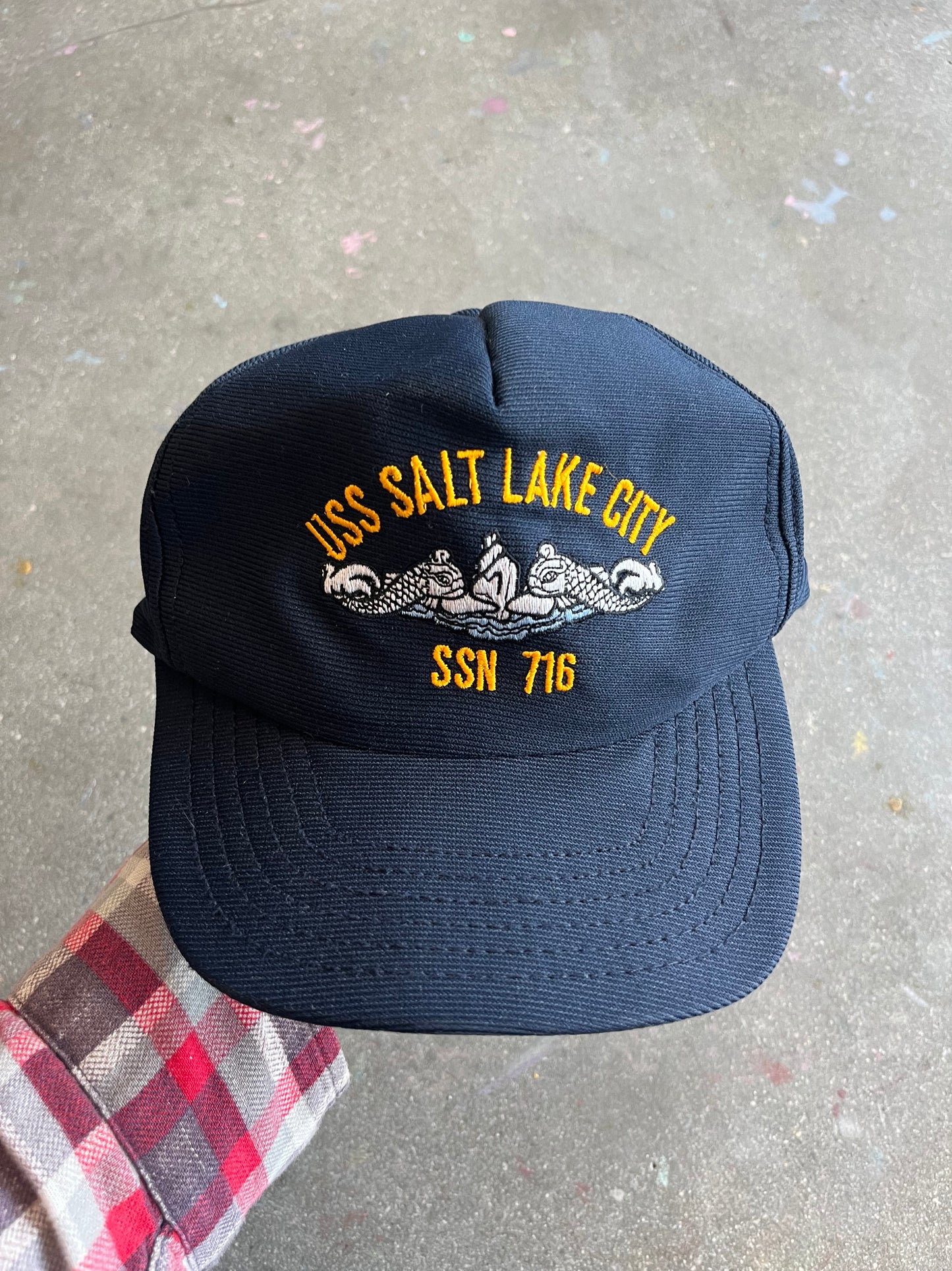 90’S NAVY “U.S.S. SALT LAKE CITY” HAT - ONE SIZE