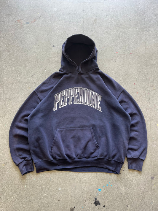 90’S NAVY BLUE “PEPPERDINE” HOODIE - BOXY XL/XXL