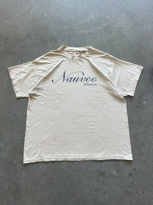 90’S “NAUVOO ILLINOIS” TEE - BOXY XL