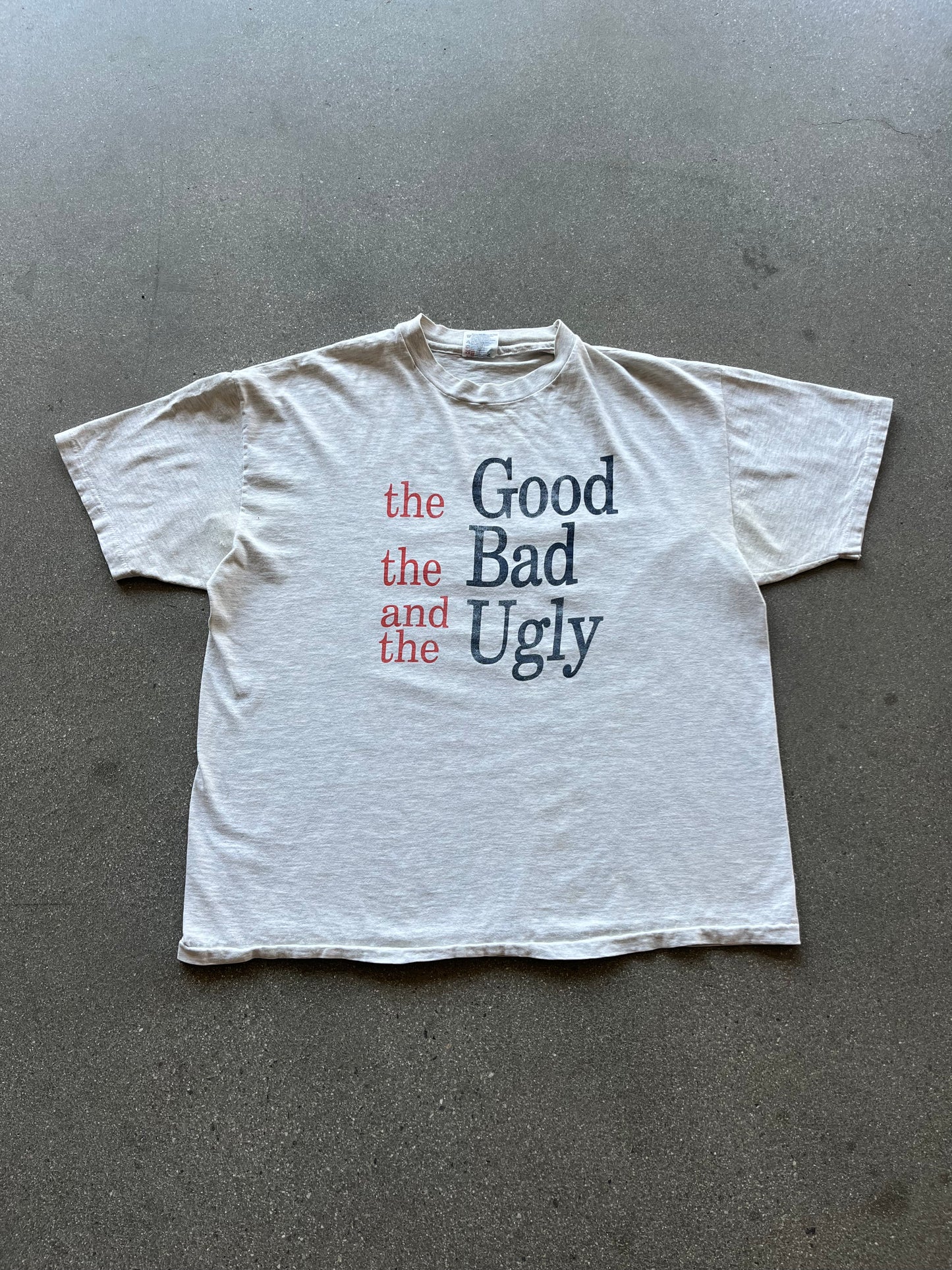 90’S “THE GOOD THE BAD AND THE UGLY” TEE - BOXY L