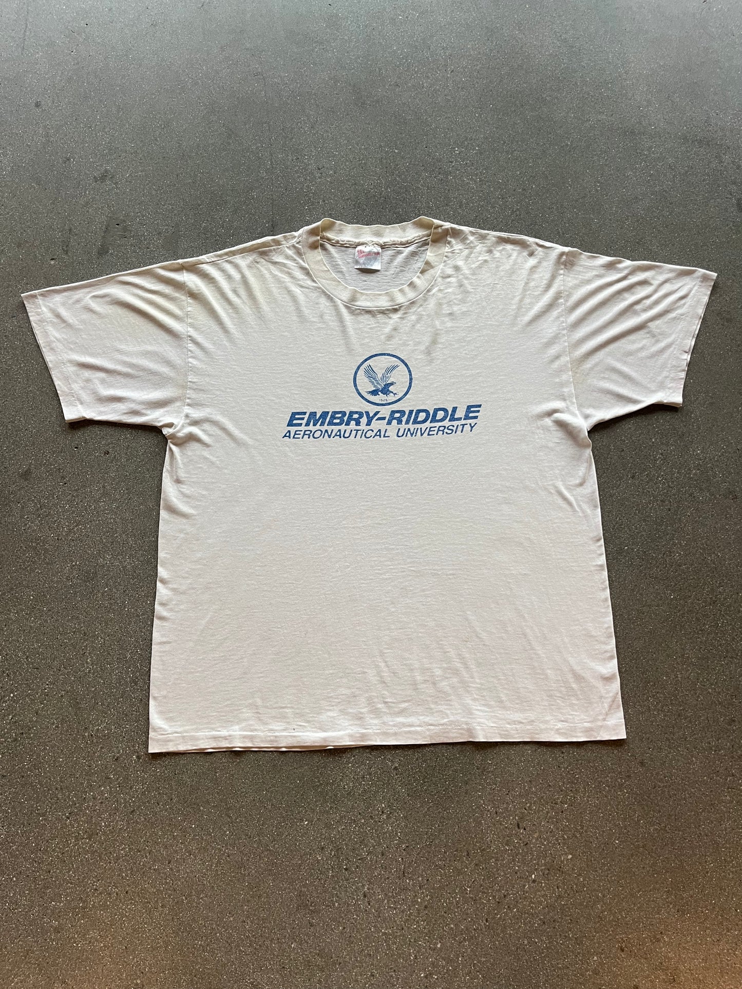 90’S EMBRY RIDDLE UNIVERSITY TEE - BOXY L/XL