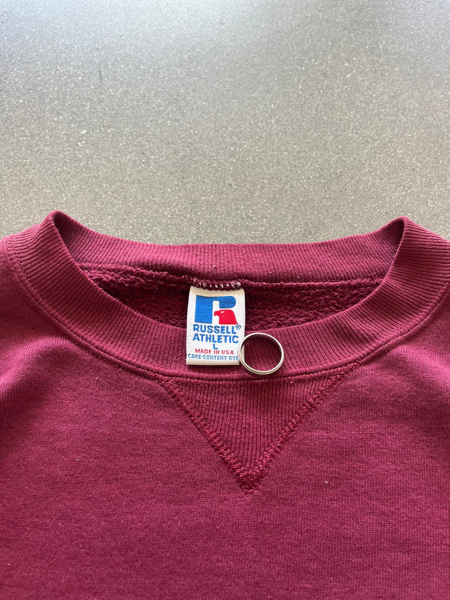 90’S SUNFADED “TEXAS A&M” RUSSELL CREWNECK - BOXY L