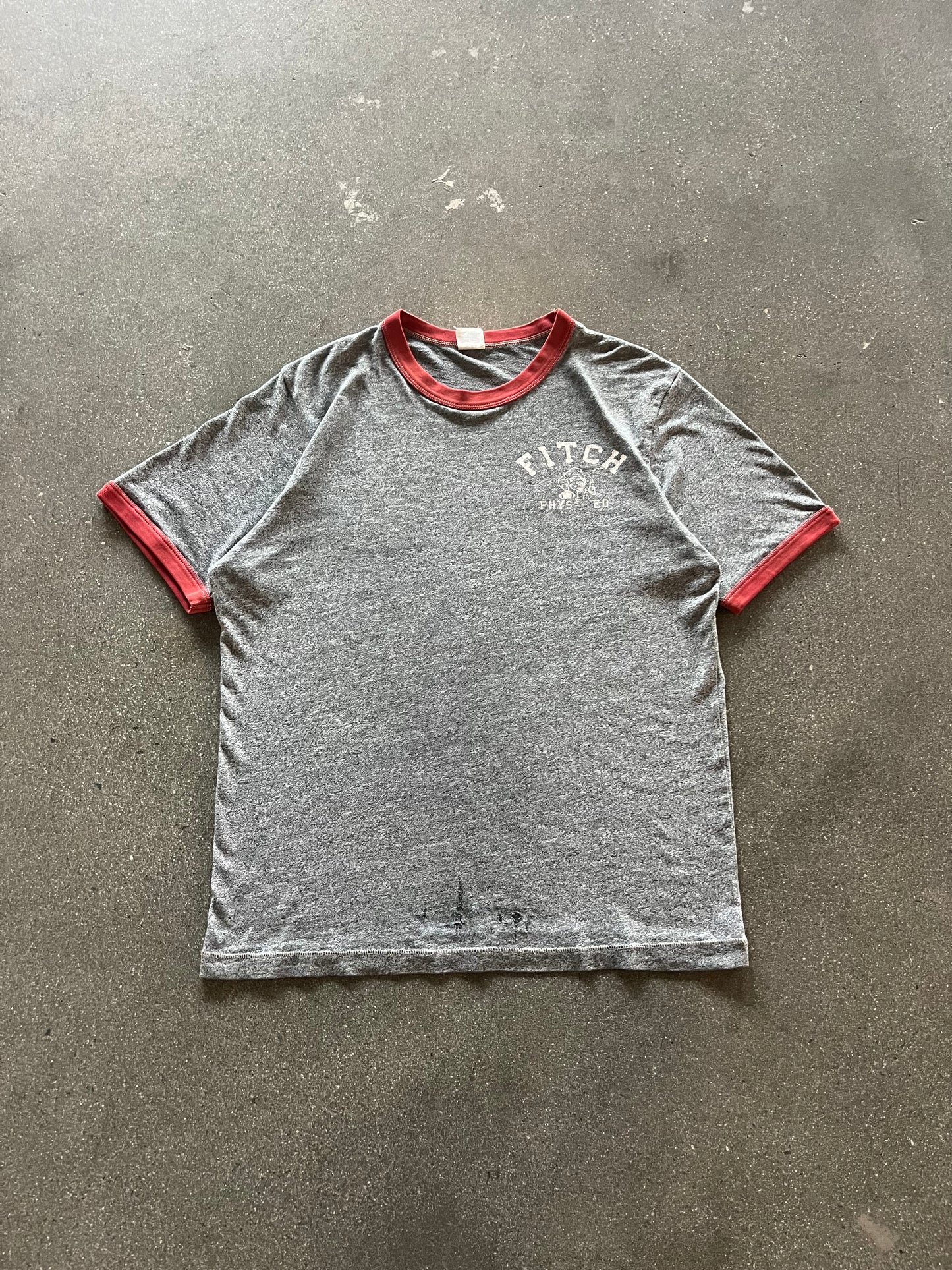 80’S ABERCROMBIE & FITCH “PHYS. ED” RINGER - M/L