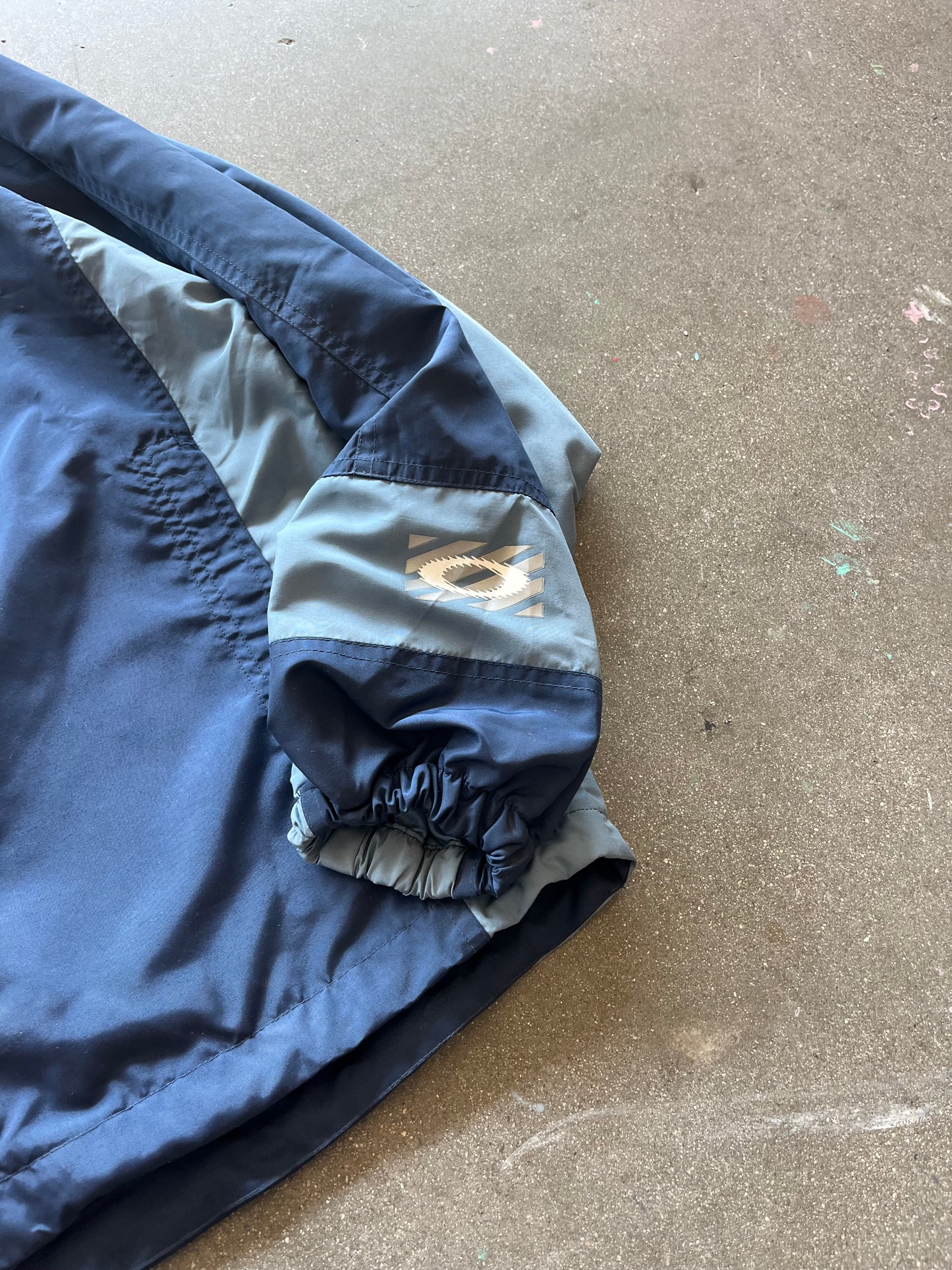 90’S OAKLEY SOFTWARE TWO TONED BLUE WINDBREAKER - BOXY M