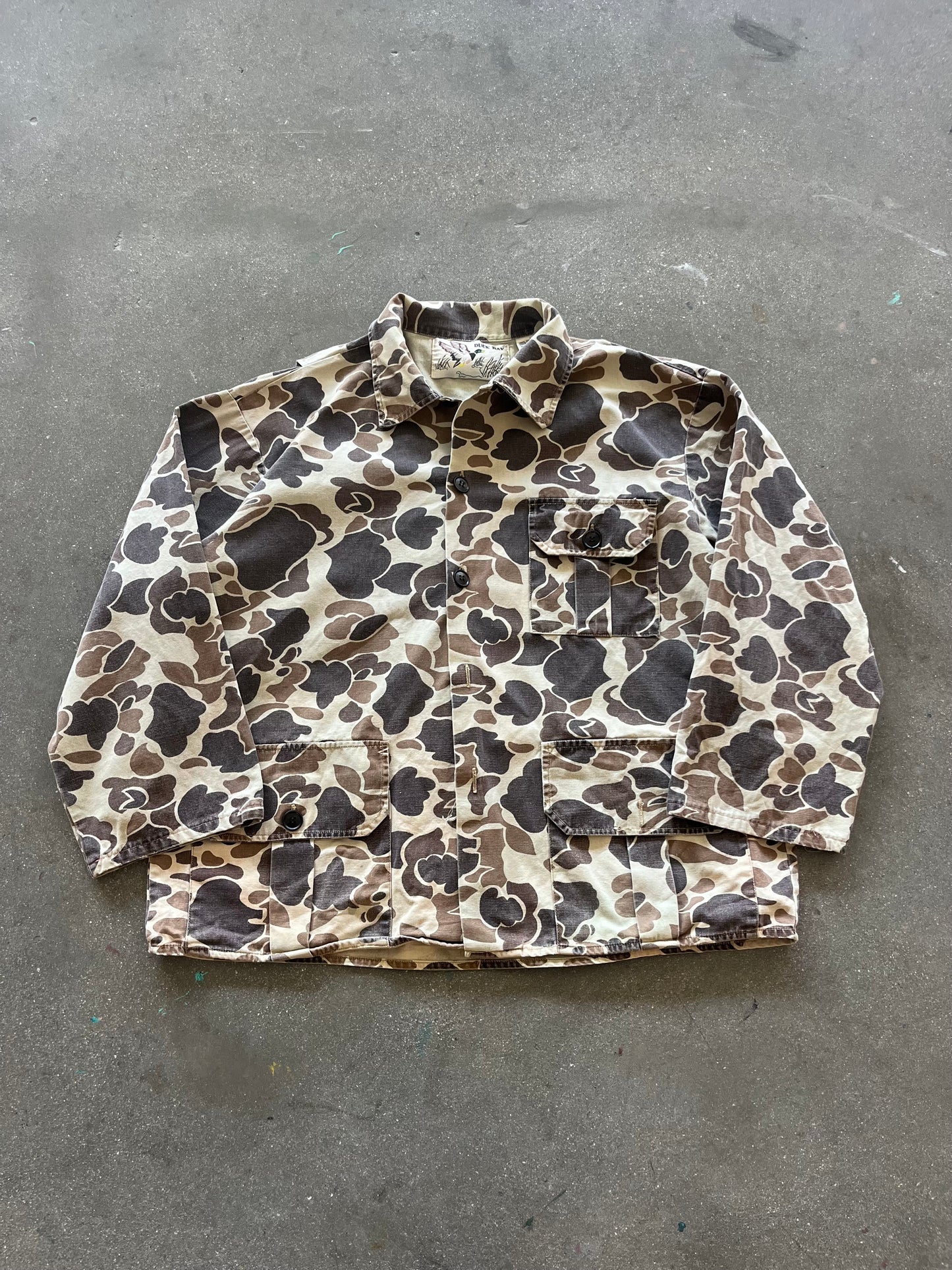 90’S DUCK CAMO CHORE JACKET - BOXY L