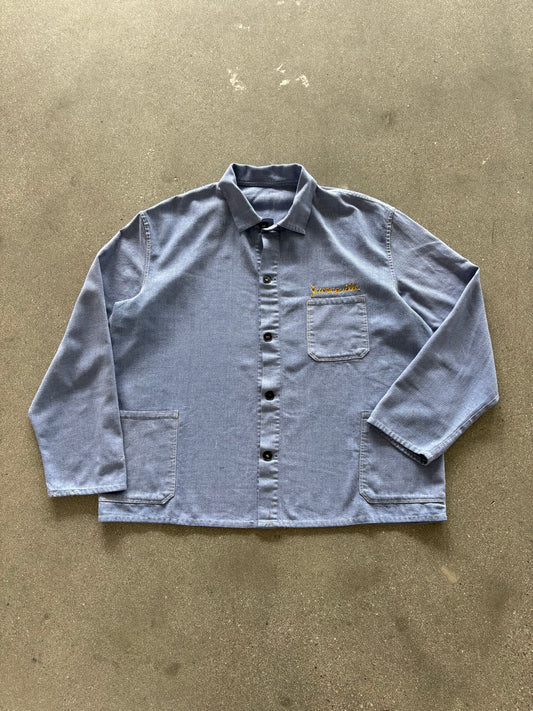70’S LIGHTWEIGHT CHAINSTITCH CHORE JACKET - XL
