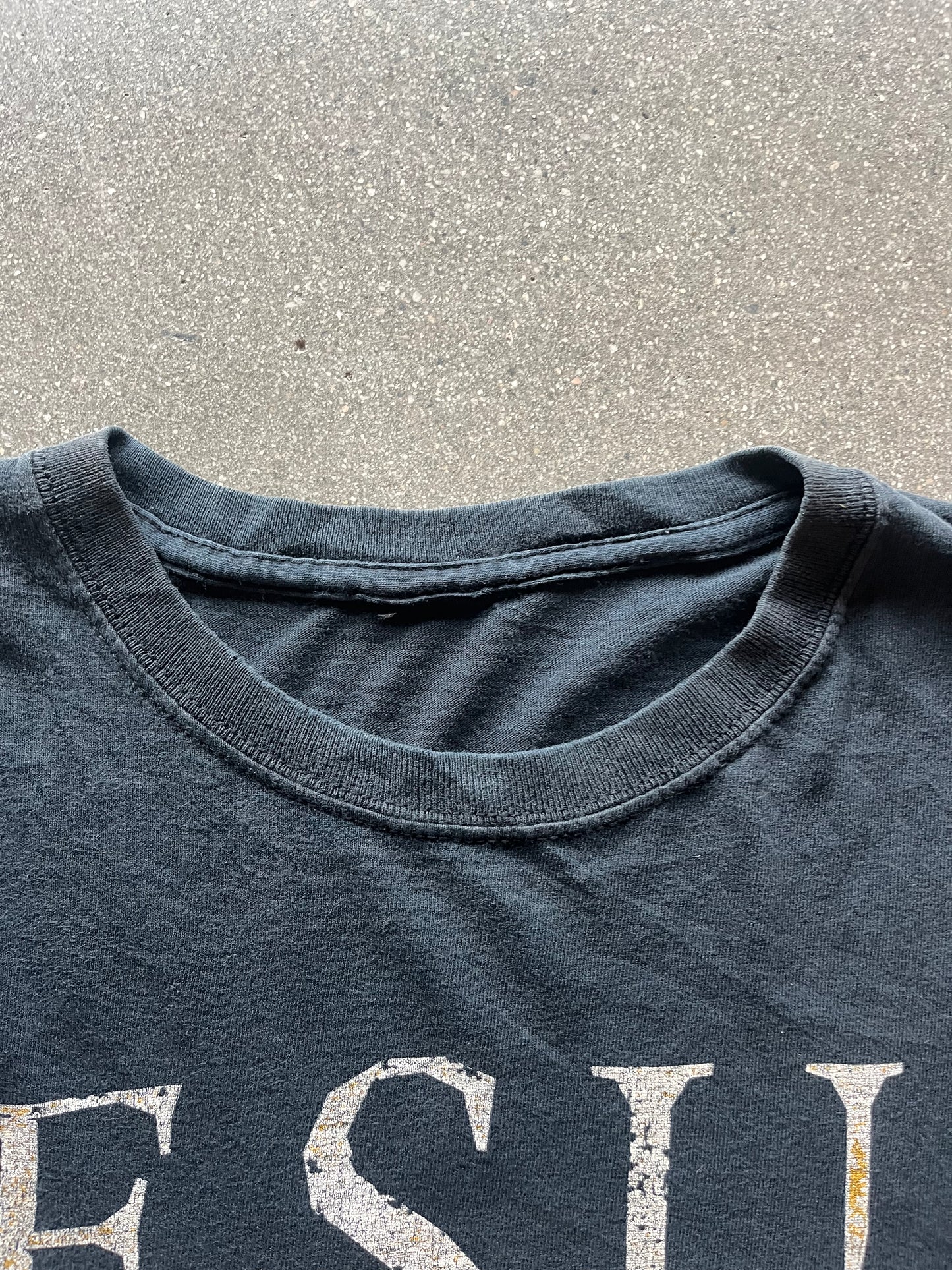 2000’S JESUS “BECAUSE OF HIM” TEE - BOXY XL