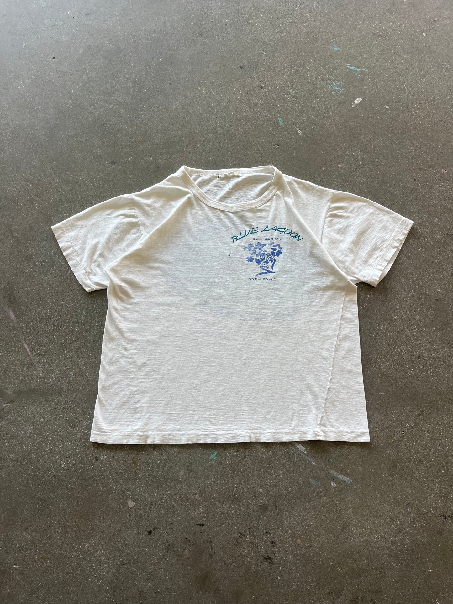 80’S “BLUE LAGOON” RESTAURANT TEE - BOXY M