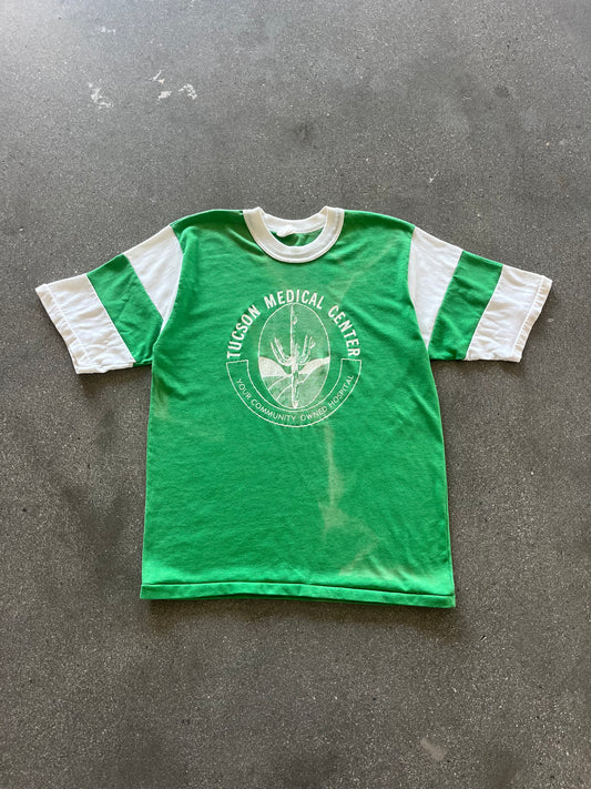 80’S SUNFADED “TUCSON MEDICAL CENTER” JERSEY TEE - M