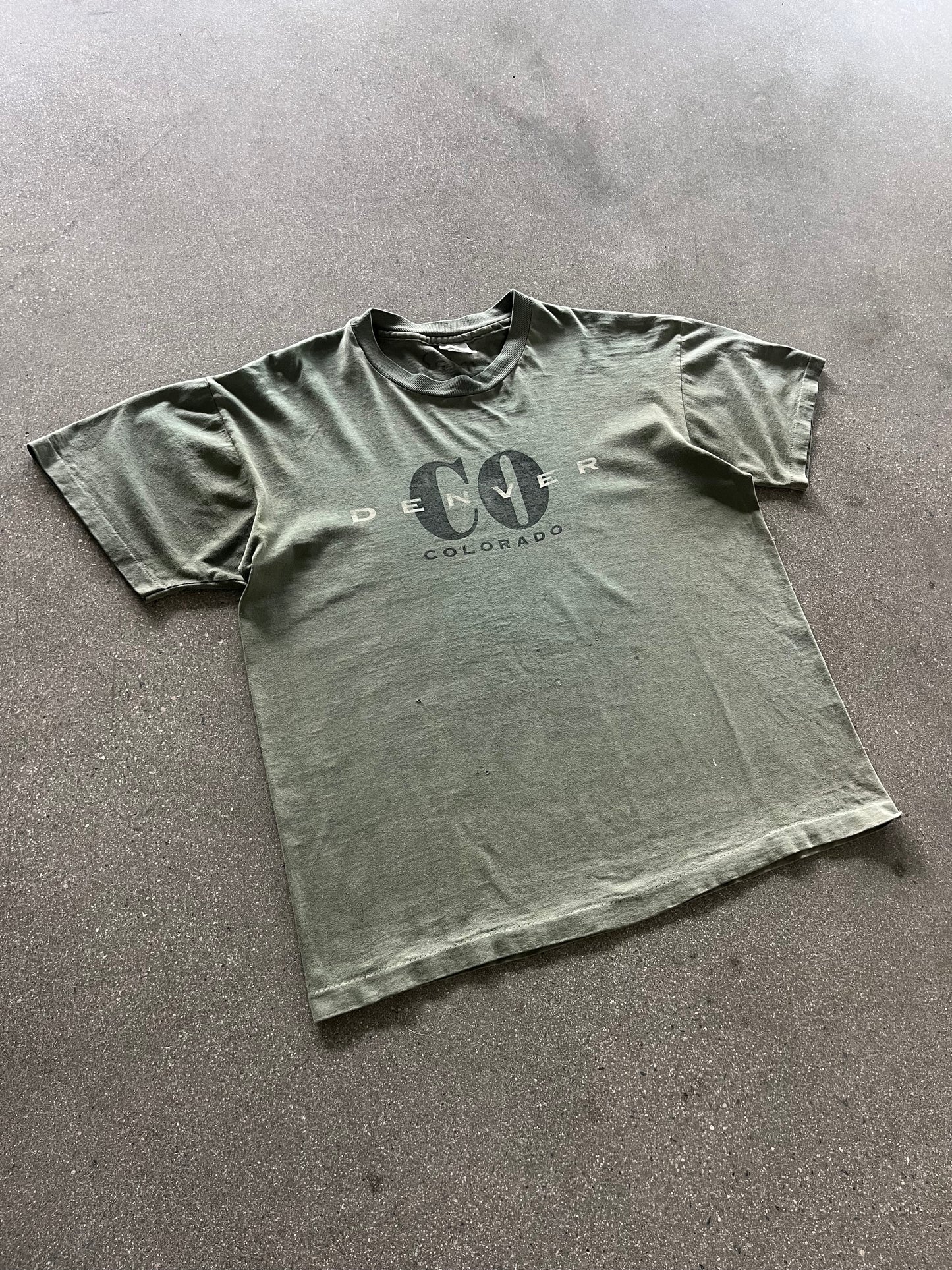 90’S FADED DENVER COLORADO TEE - BOXY L