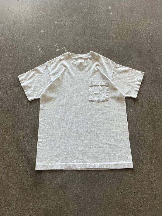 90’S BVD HEATHER GRAY POCKET TEE - M