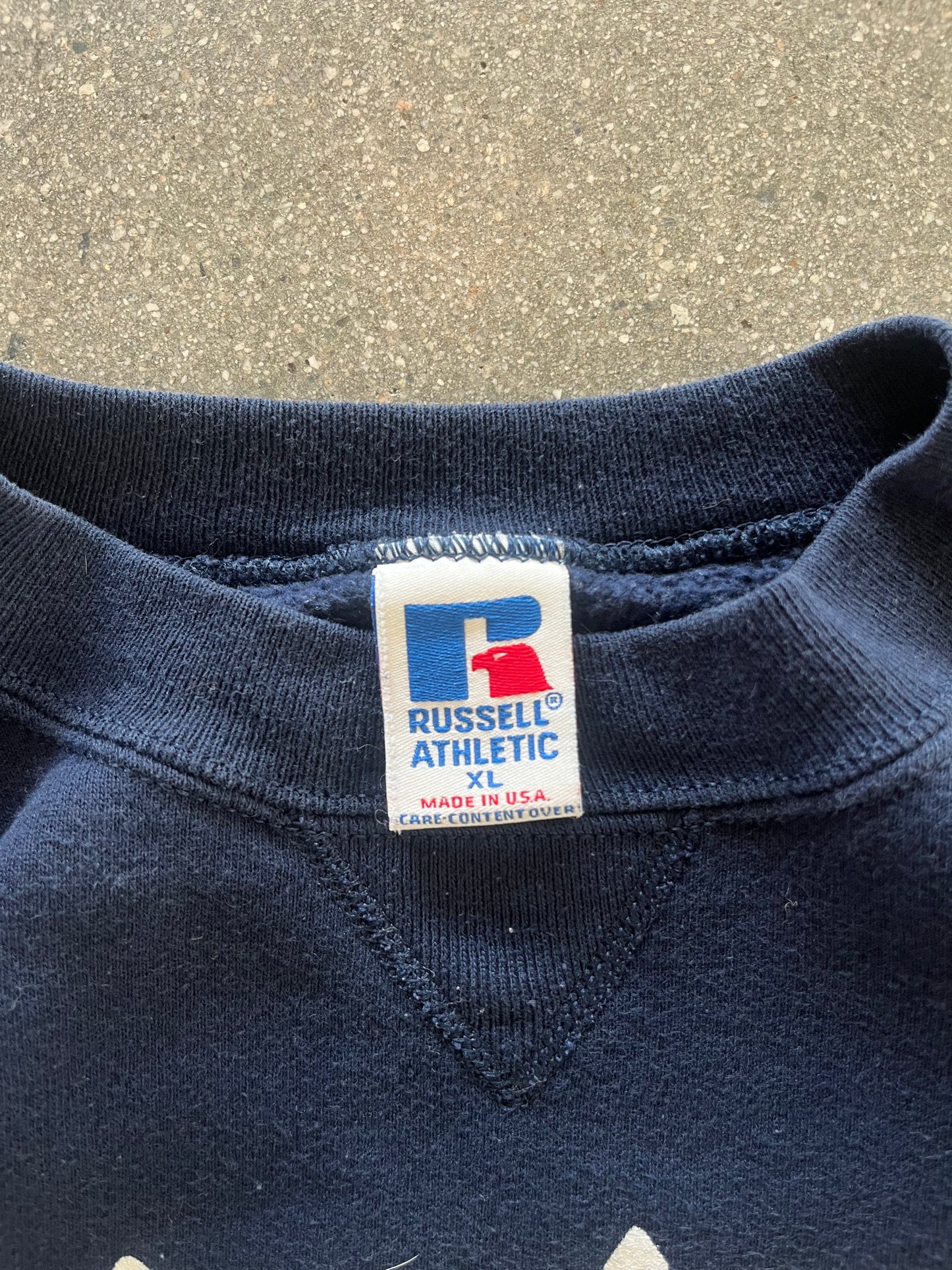 90’S RUSSELL ATHLETIC “LONDON PARIS ROME BRIELLE” CREWNECK - BOXY L