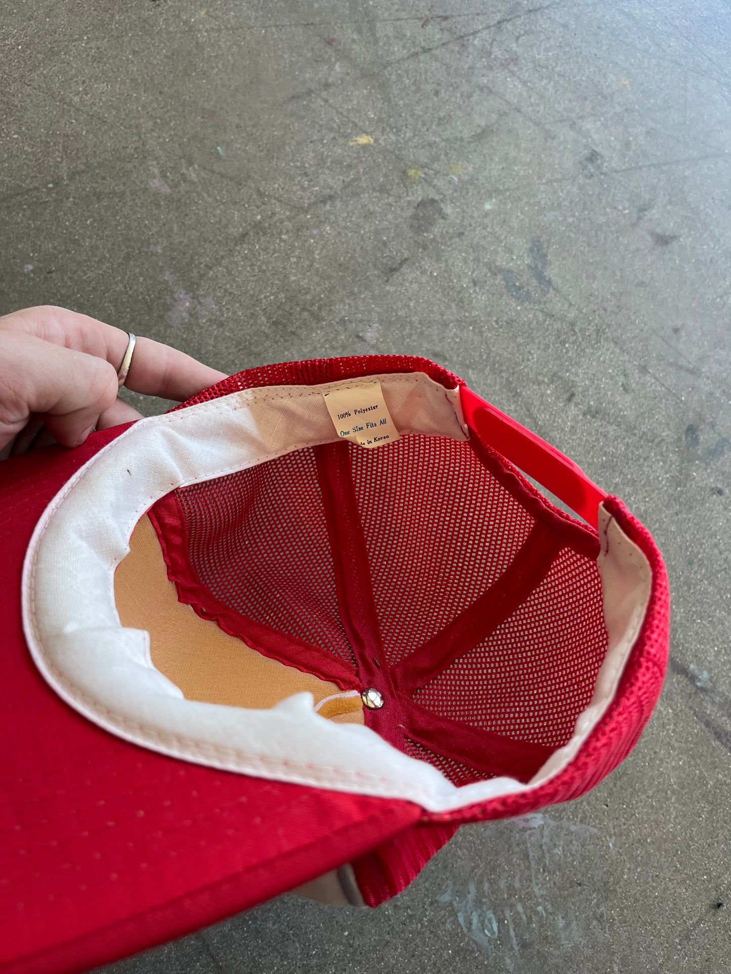 80’S RED “BIG MAC CHAMPS” TRUCKER - ONE SIZE