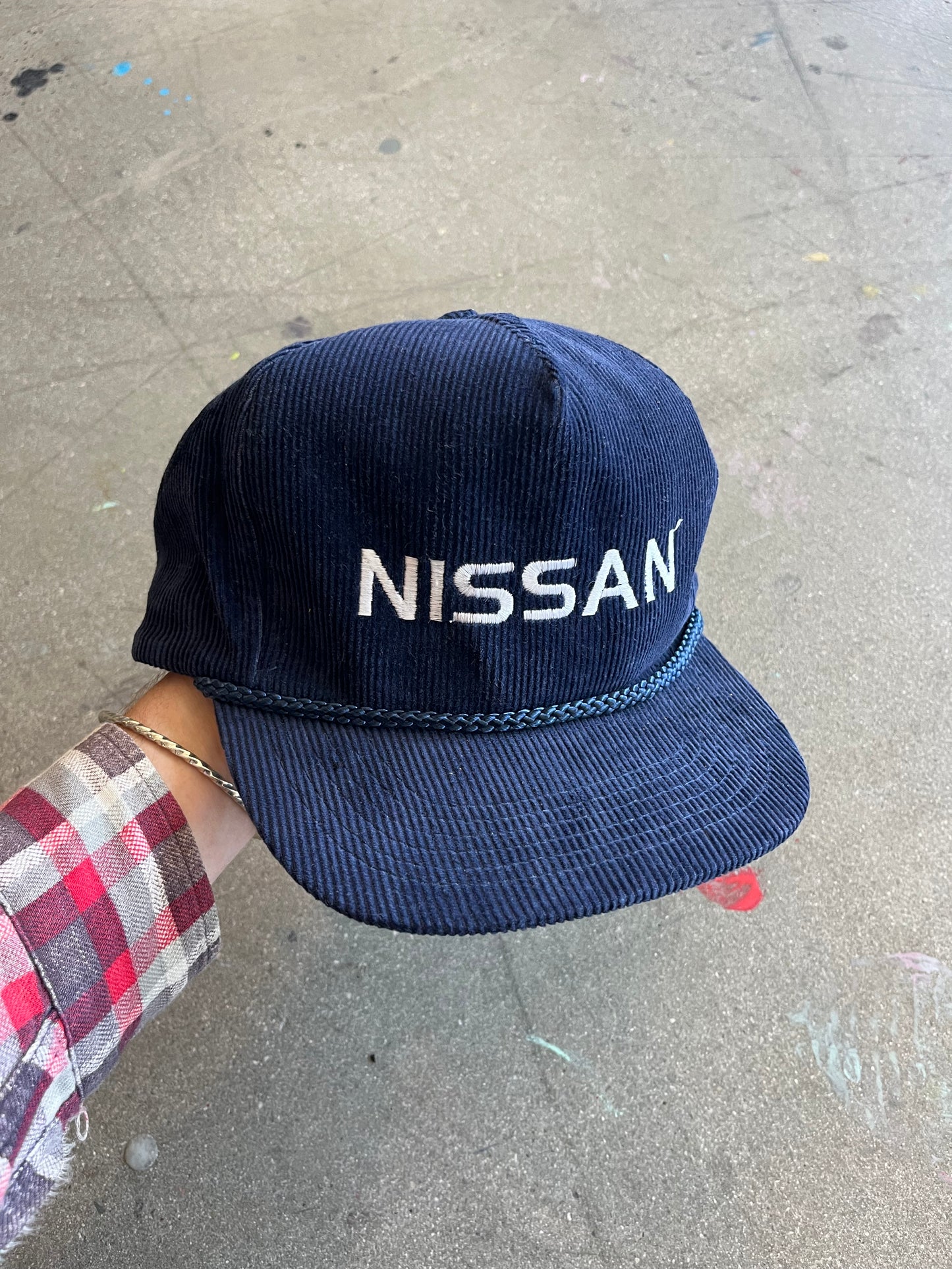 90’S NISSAN CORDUROY HAT - ONE SIZE