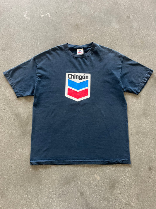 2000’S “CHINGÓN” CHEVRON PARODY TEE - L