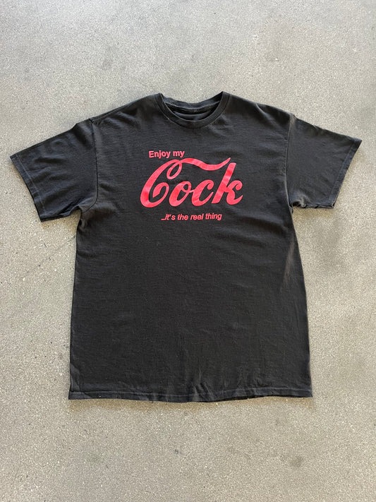 2000’S “ENJOY MY COCK…” NSFW TEE - L