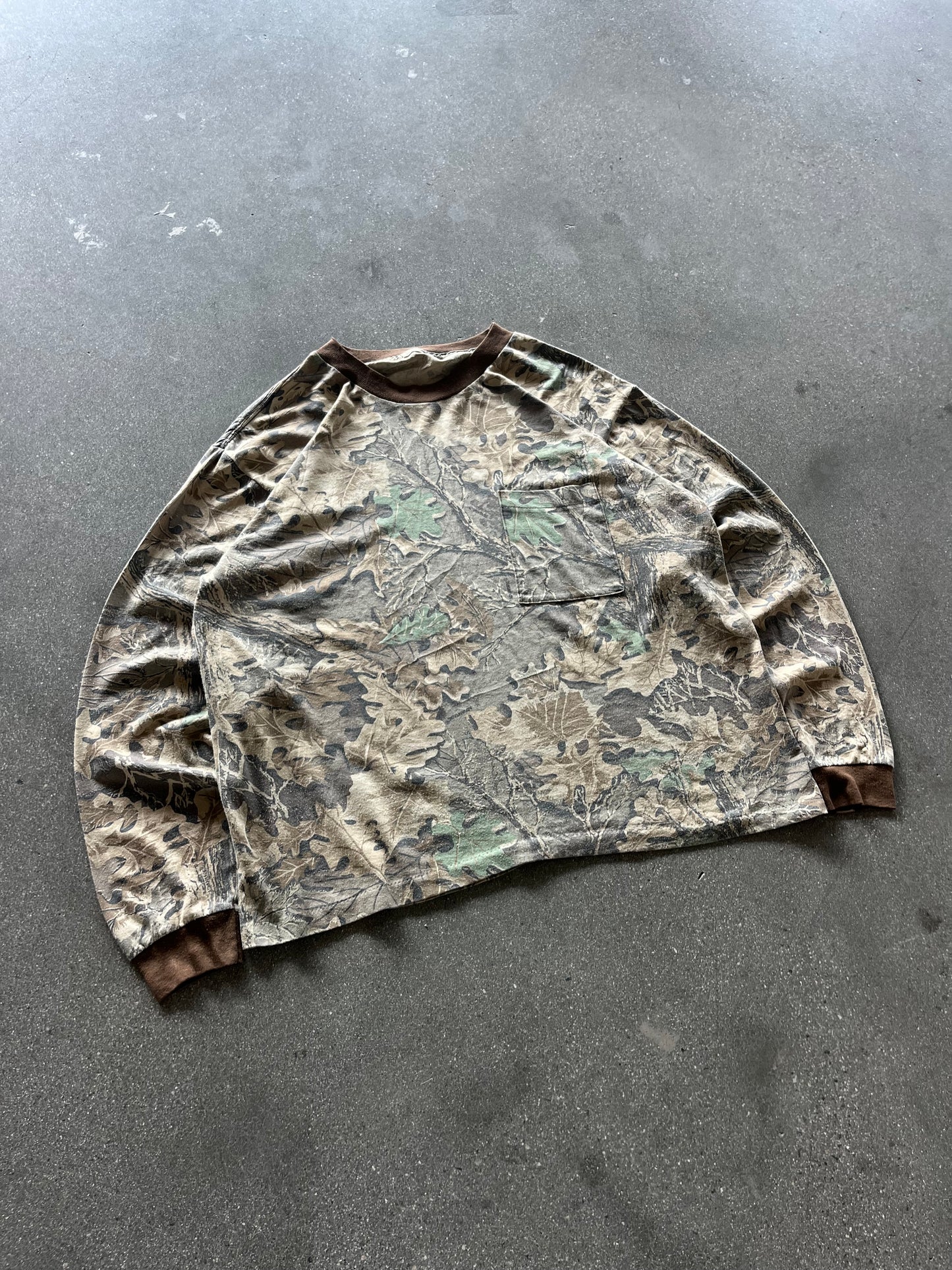 90’S REALTREE CAMO LONGSLEEVE POCKET - BOXY L