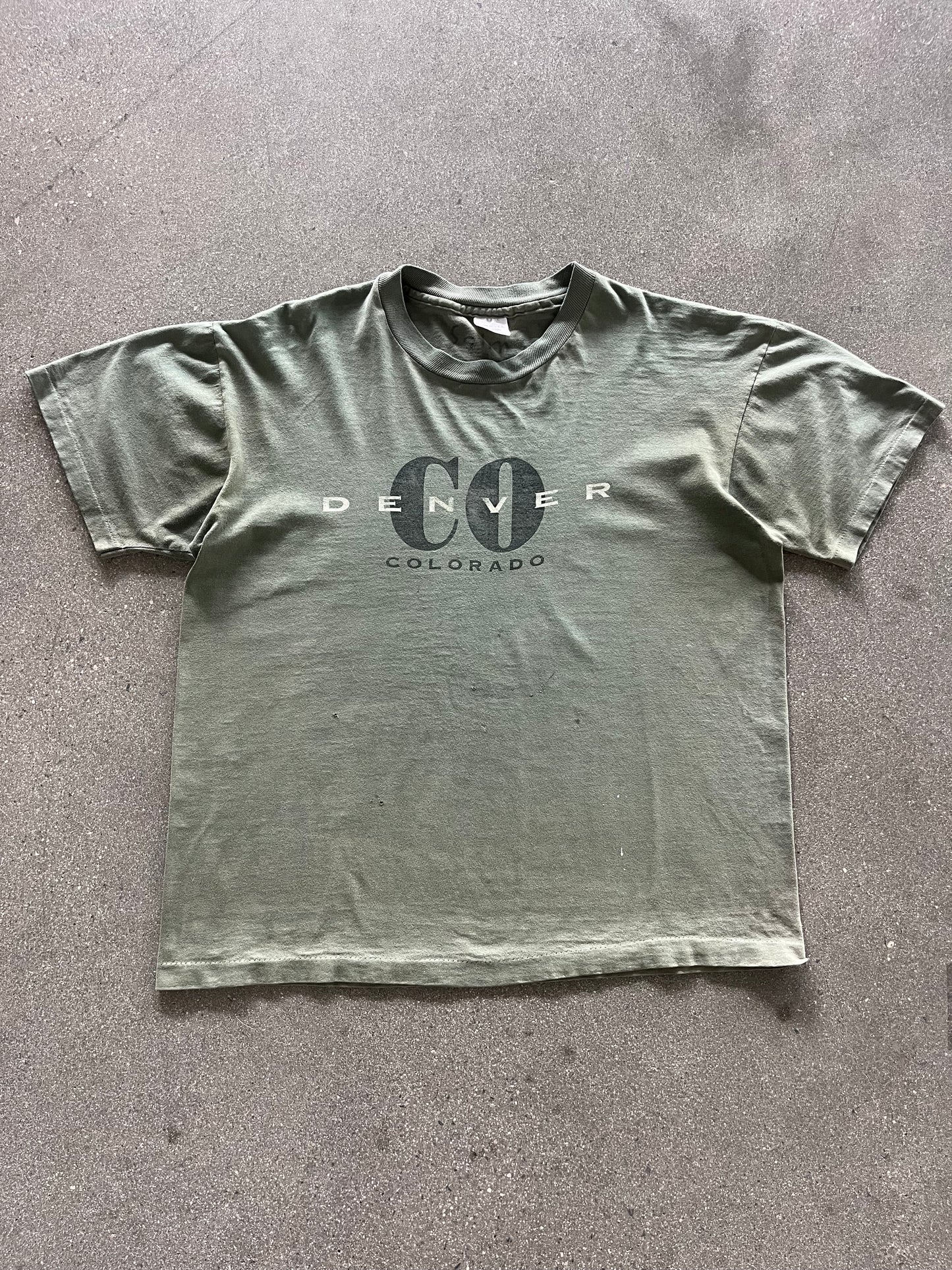 90’S FADED DENVER COLORADO TEE - BOXY L