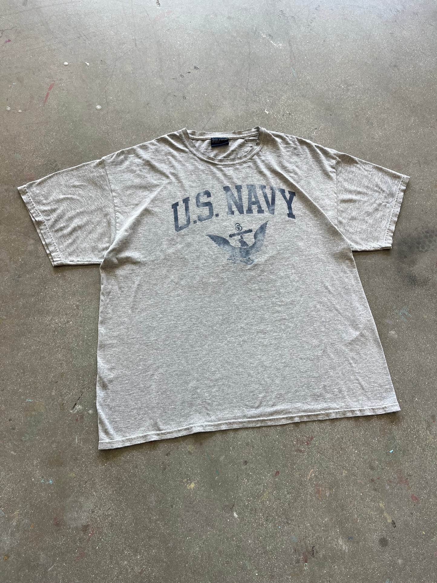 2000’S FADED U.S. NAVY TEE - BOXY XL