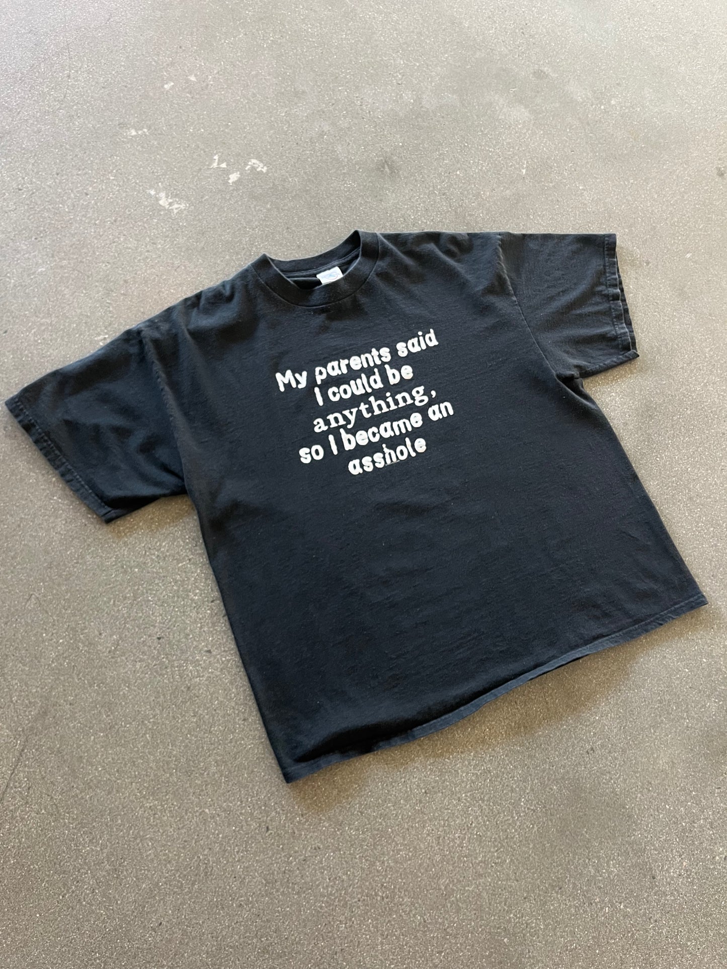 2000’S “SO I BECAME AN ASSHOLE” TEE - BOXY L