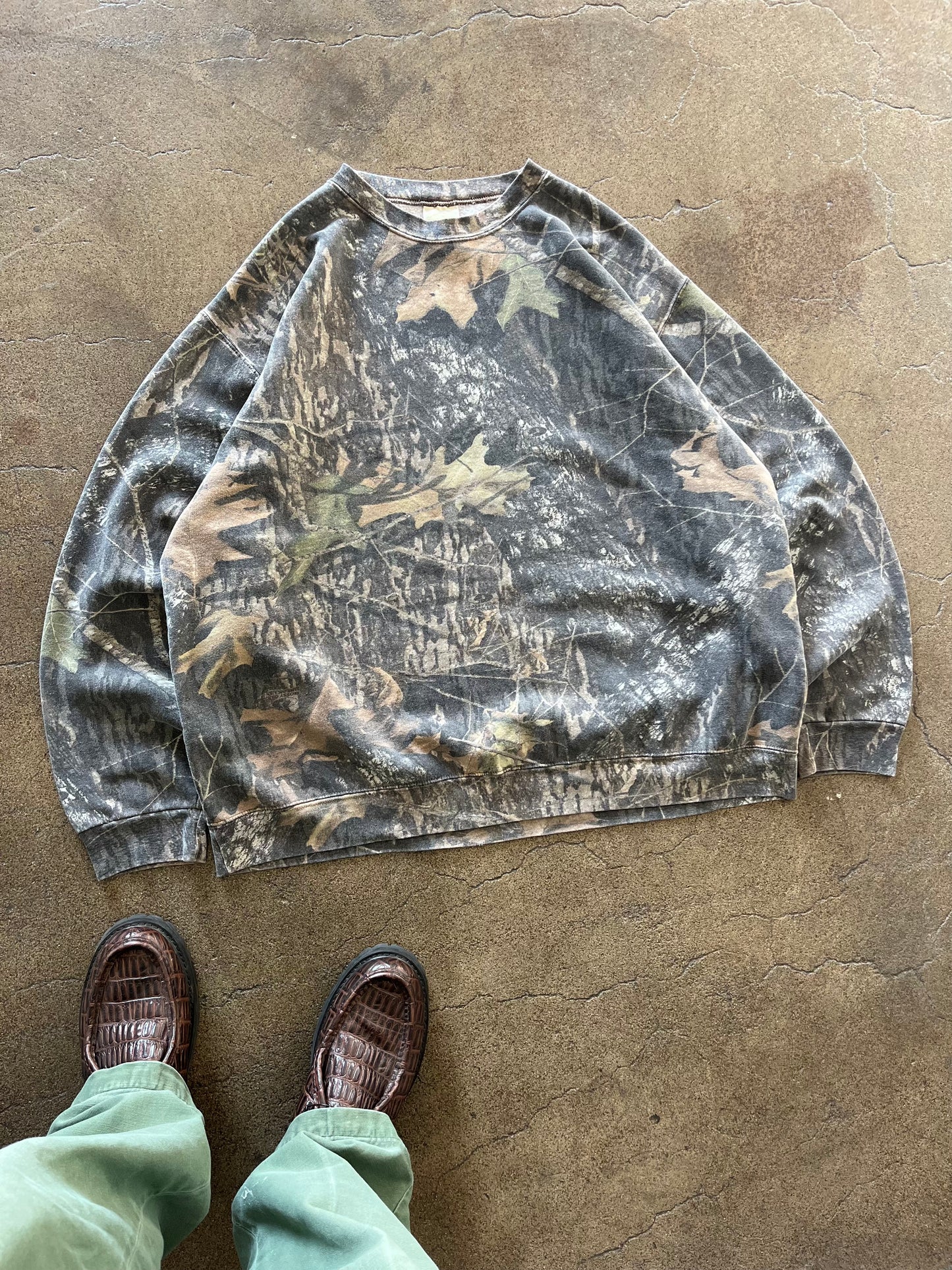 90’S REALTREE CAMO CREWNECK - BOXY XL