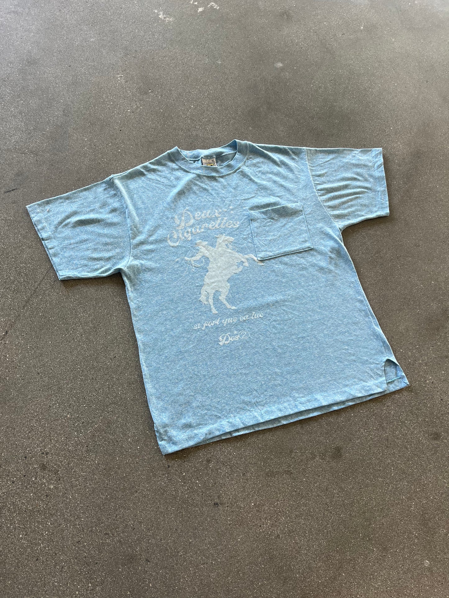 90’S DEUX CIGARETTES POCKET TEE - BOXY M