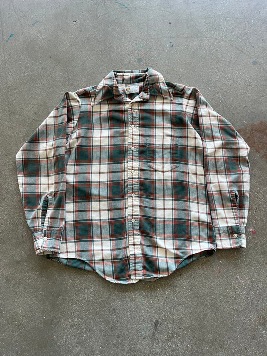 70’S CHARLIE BROWN WOVEN FLANNEL - M