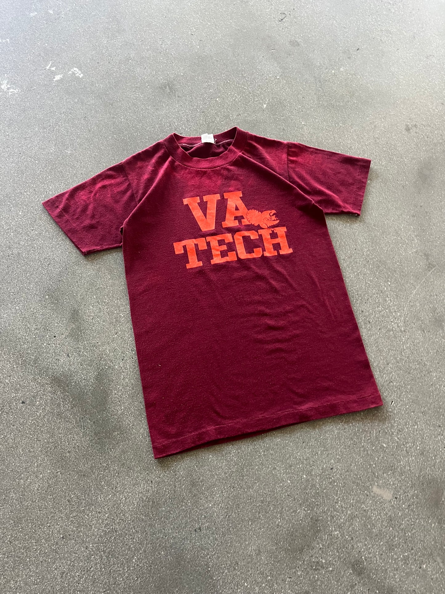 70’S SUNFADED “VA TECH” TEE - S/M
