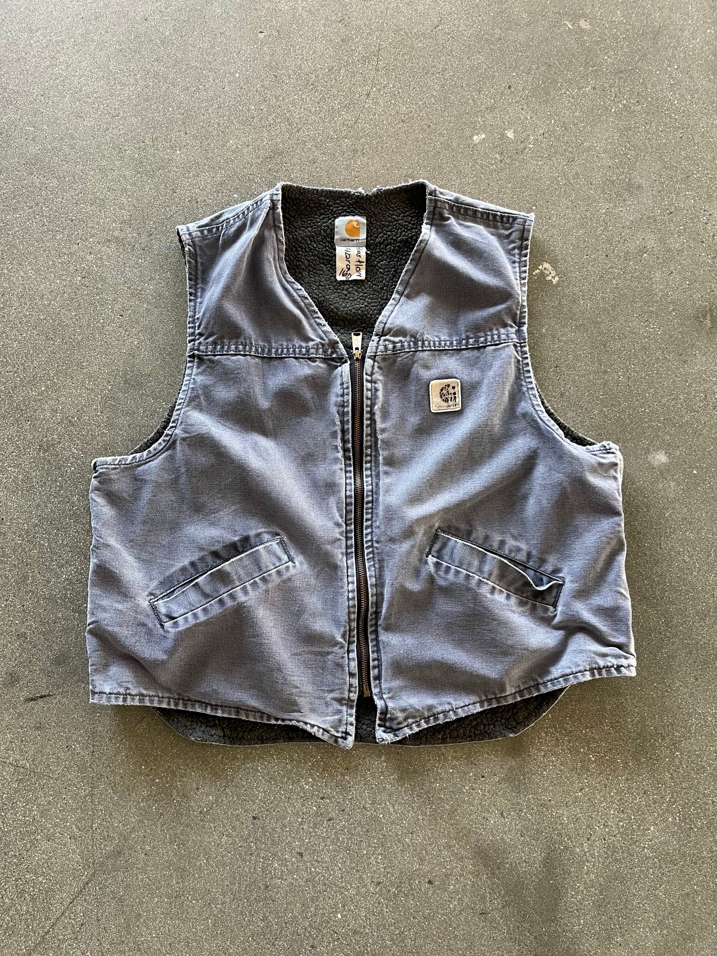 90’S CHARCOAL CARHARTT VEST - BOXY L