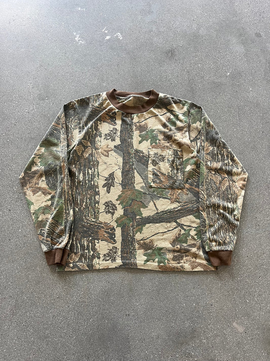 90’S REALTREE CAMO POCKET LONGSLEEVE - BOXY S/M