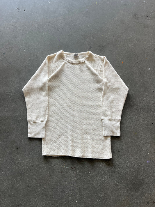 70’S CREAM WAFFLE THERMAL- S