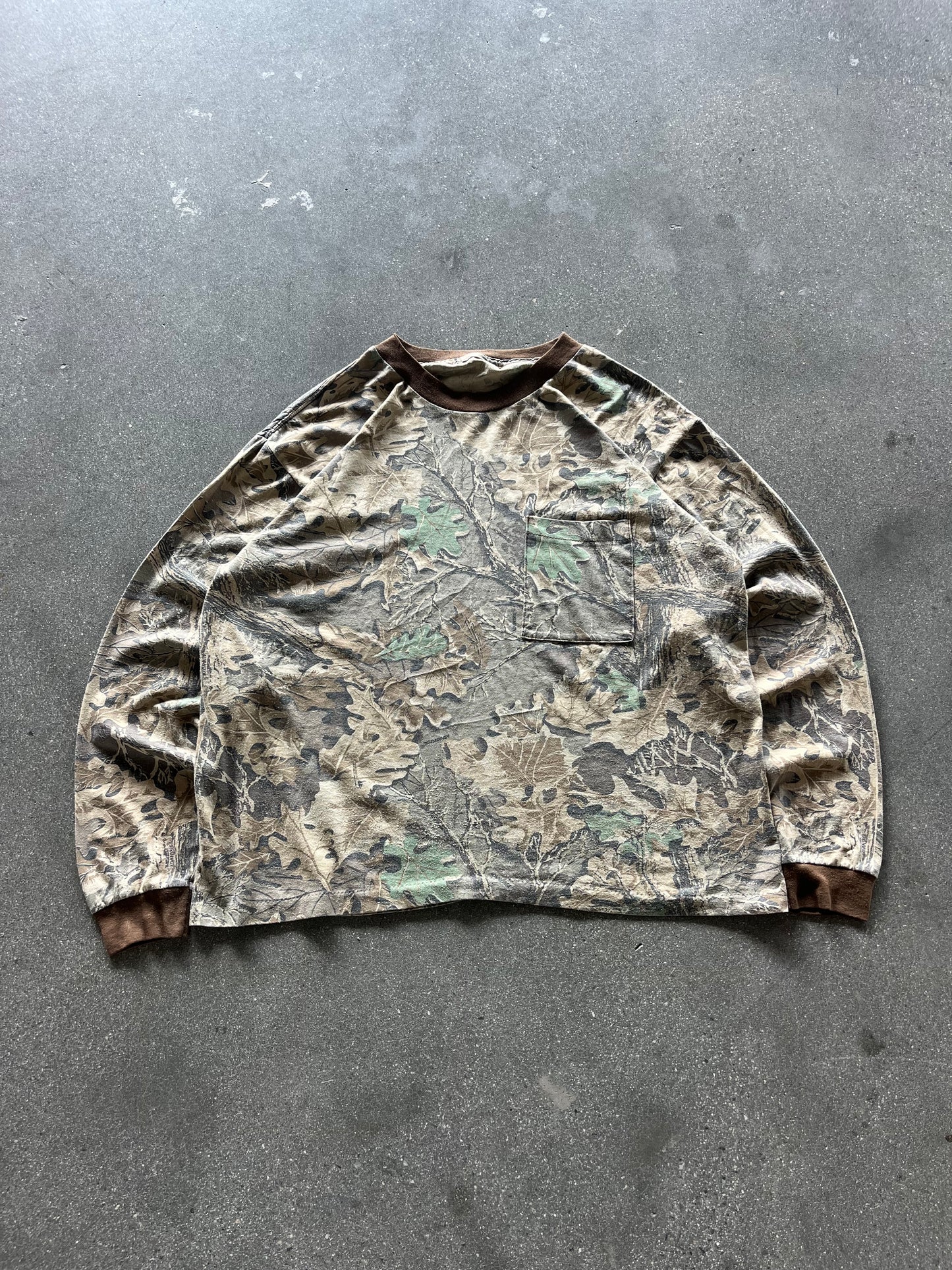 90’S REALTREE CAMO LONGSLEEVE POCKET - BOXY L