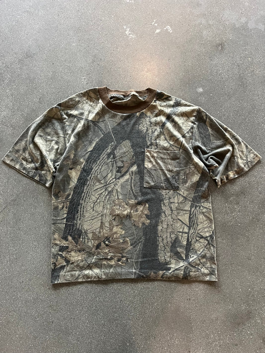 90’S REALTREE CAMO POCKET TEE - BOXY L