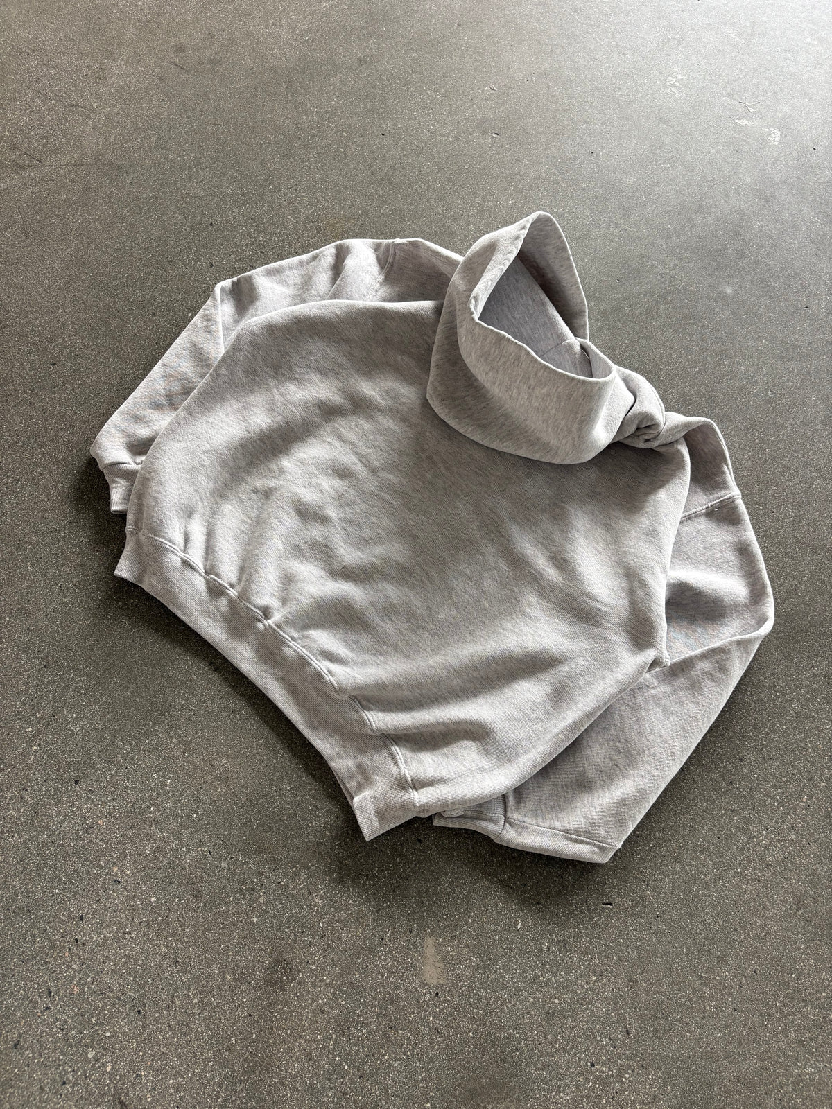 90’S HEATHER GRAY “BELLE FOURCHE WRESTLING” RUSSELL HOODIE - M