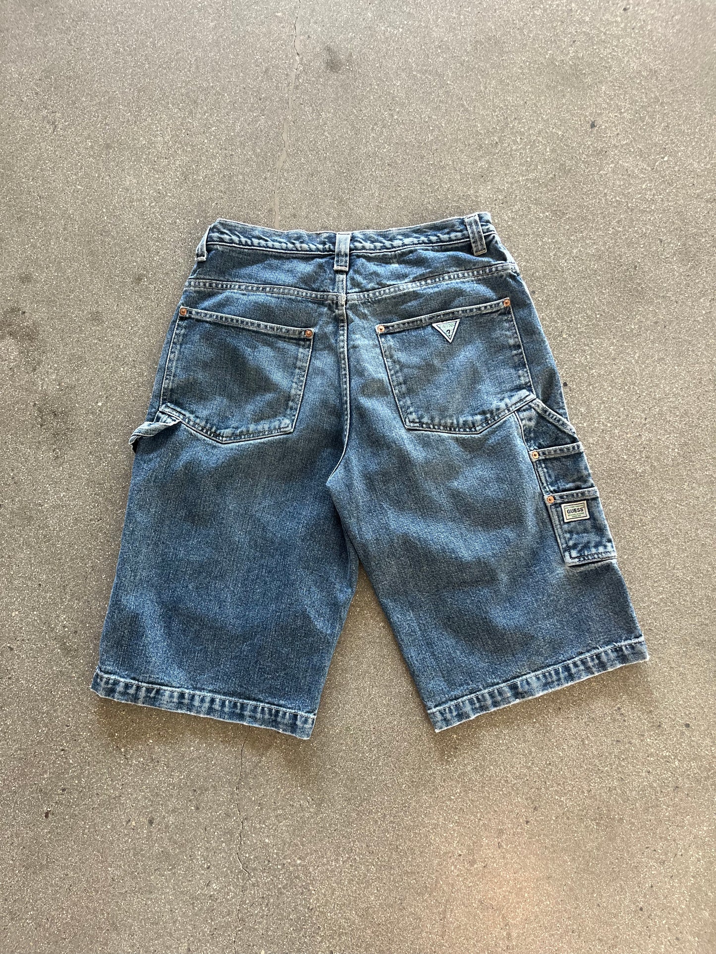 90’S FADED GUESS CARPENTER JORTS - 33