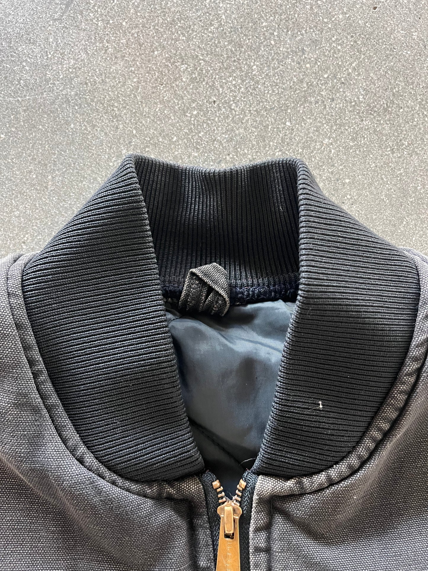 90’S FADED BLACK CARHARTT VEST - BOXY L