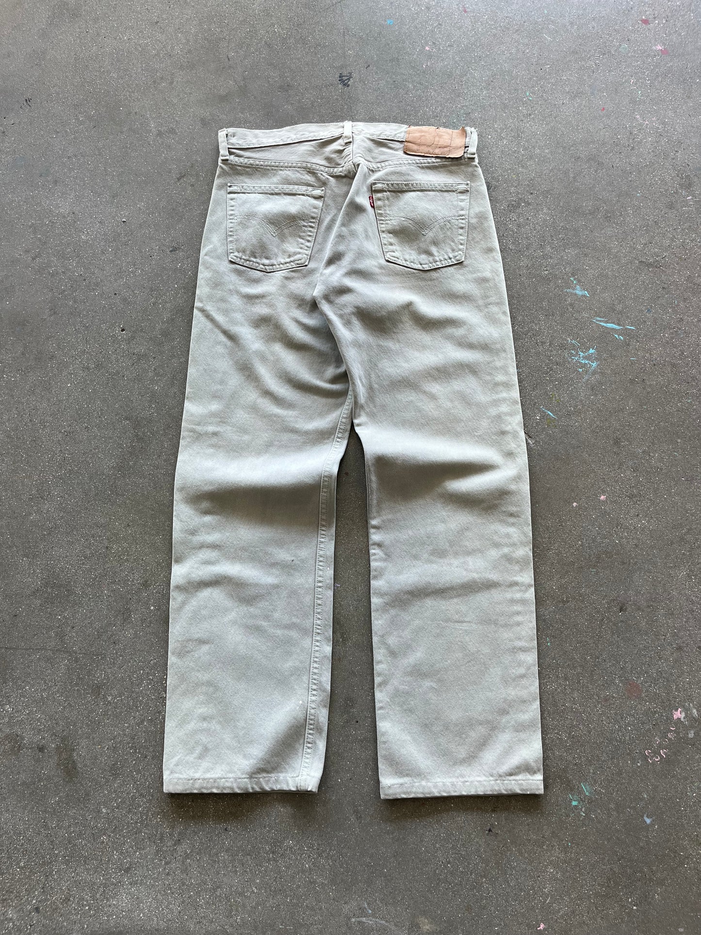 90’S MINT GREEN 501 LEVI’S - 34