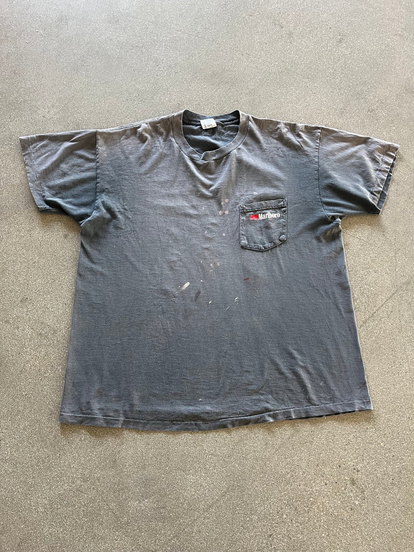 90’S FADED MARLBORO POCKET TEE - BOXY L/XL