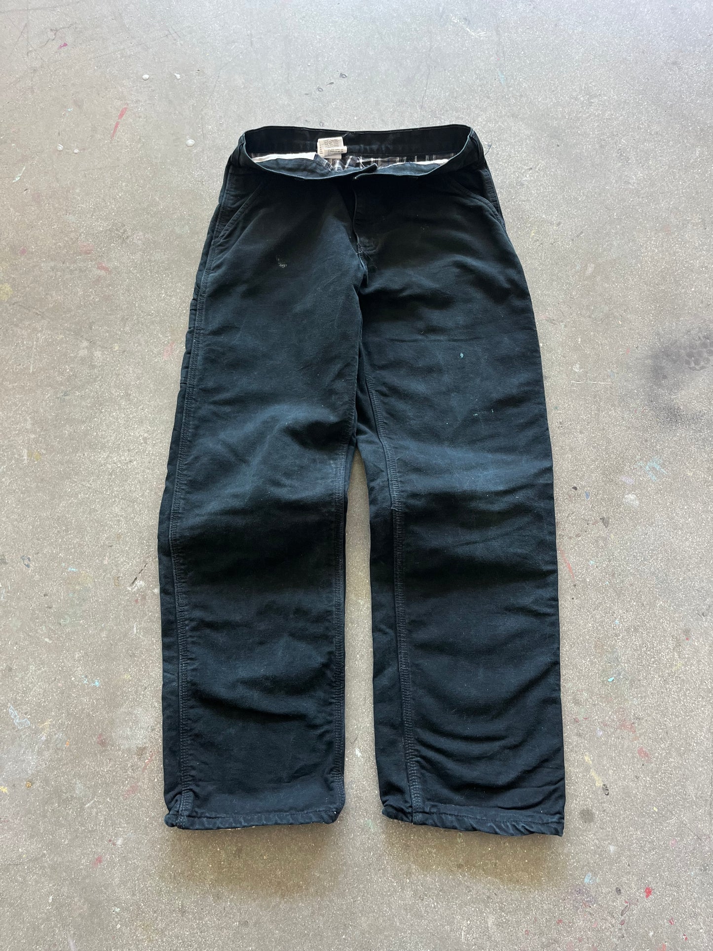 90’S JET BLACK CARHARTT CARPENTERS - 32