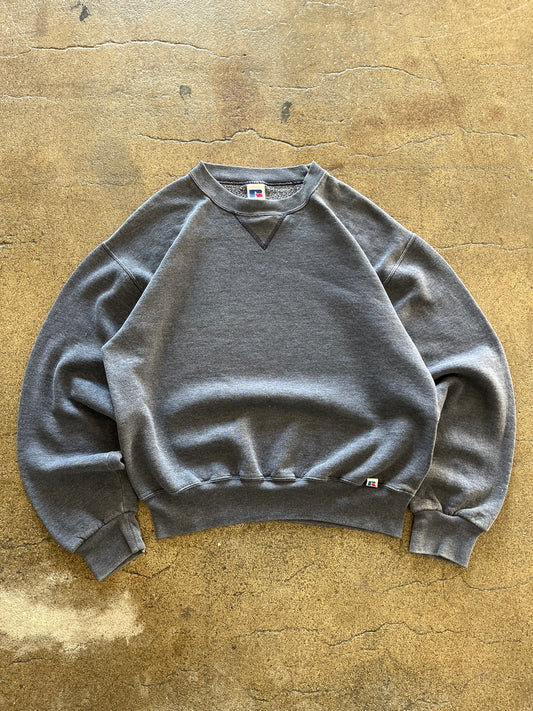 90’S MIDNIGHT BLUE RUSSELL ATHLETIC CREWNECK - BOXY M