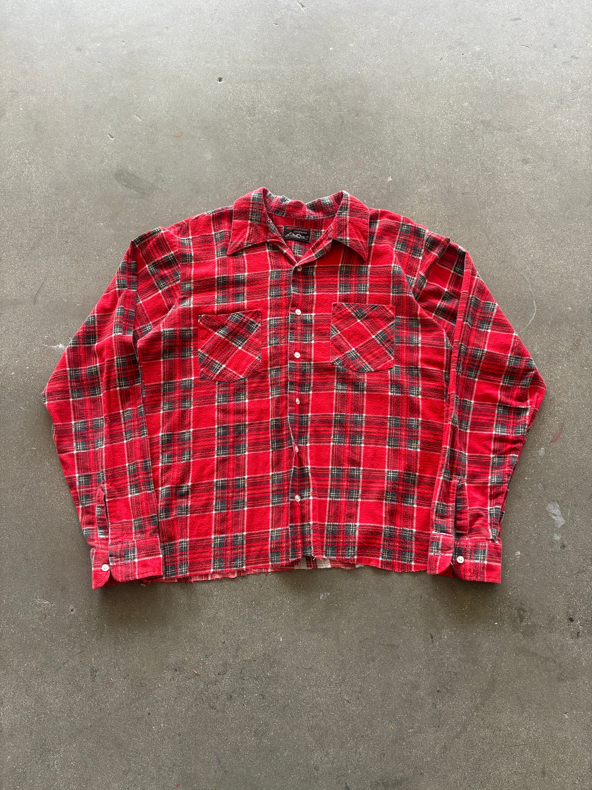 80’S REDSTONE CUTOFF FLANNEL - M/L