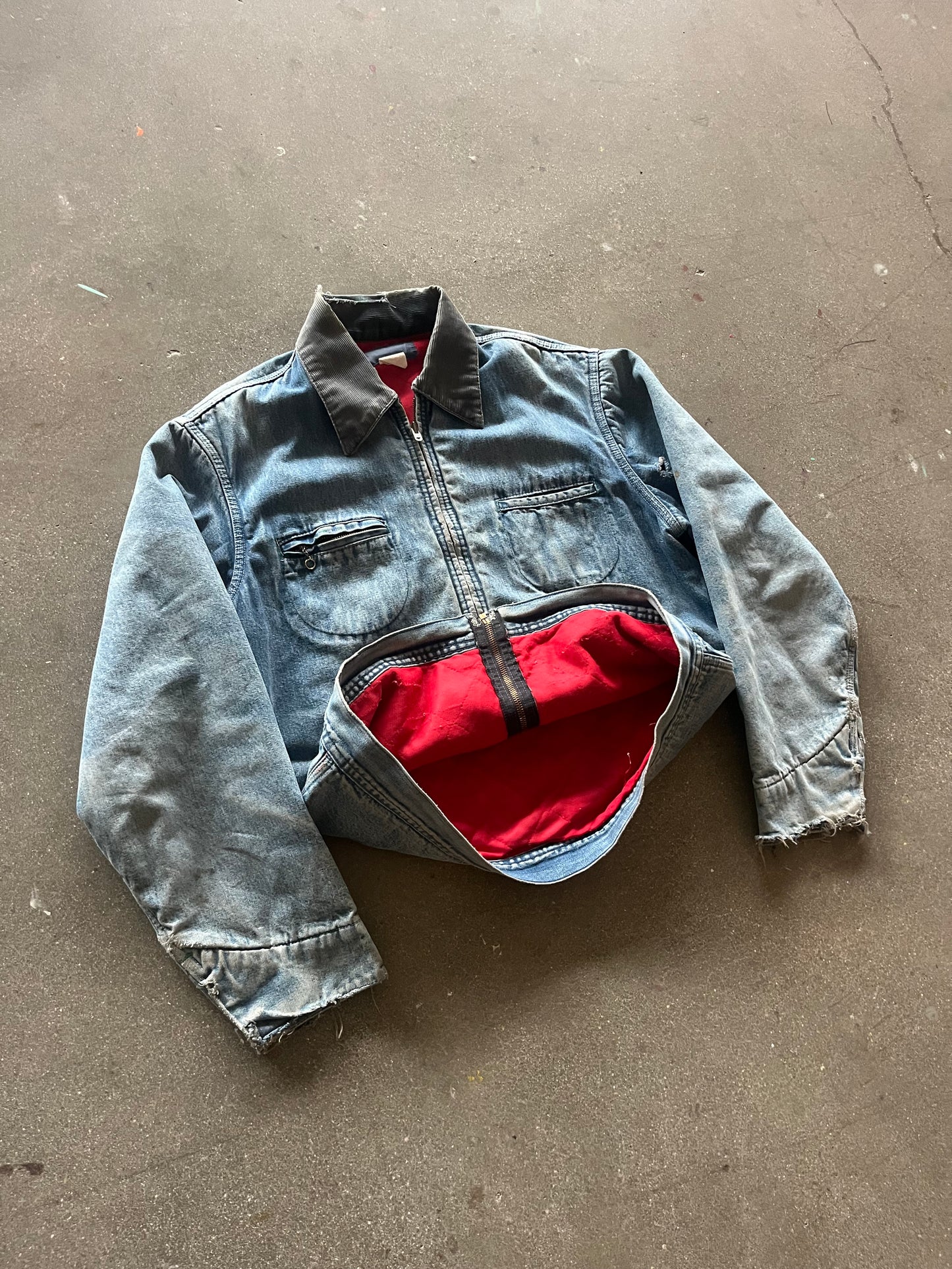 70’S OSH KOSH DENIM DETROIT STYLE JACKET - M