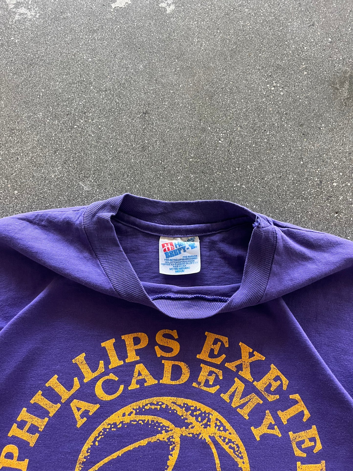 90’S “PHILLIPS EXETER ACADEMY” TEE - M/L