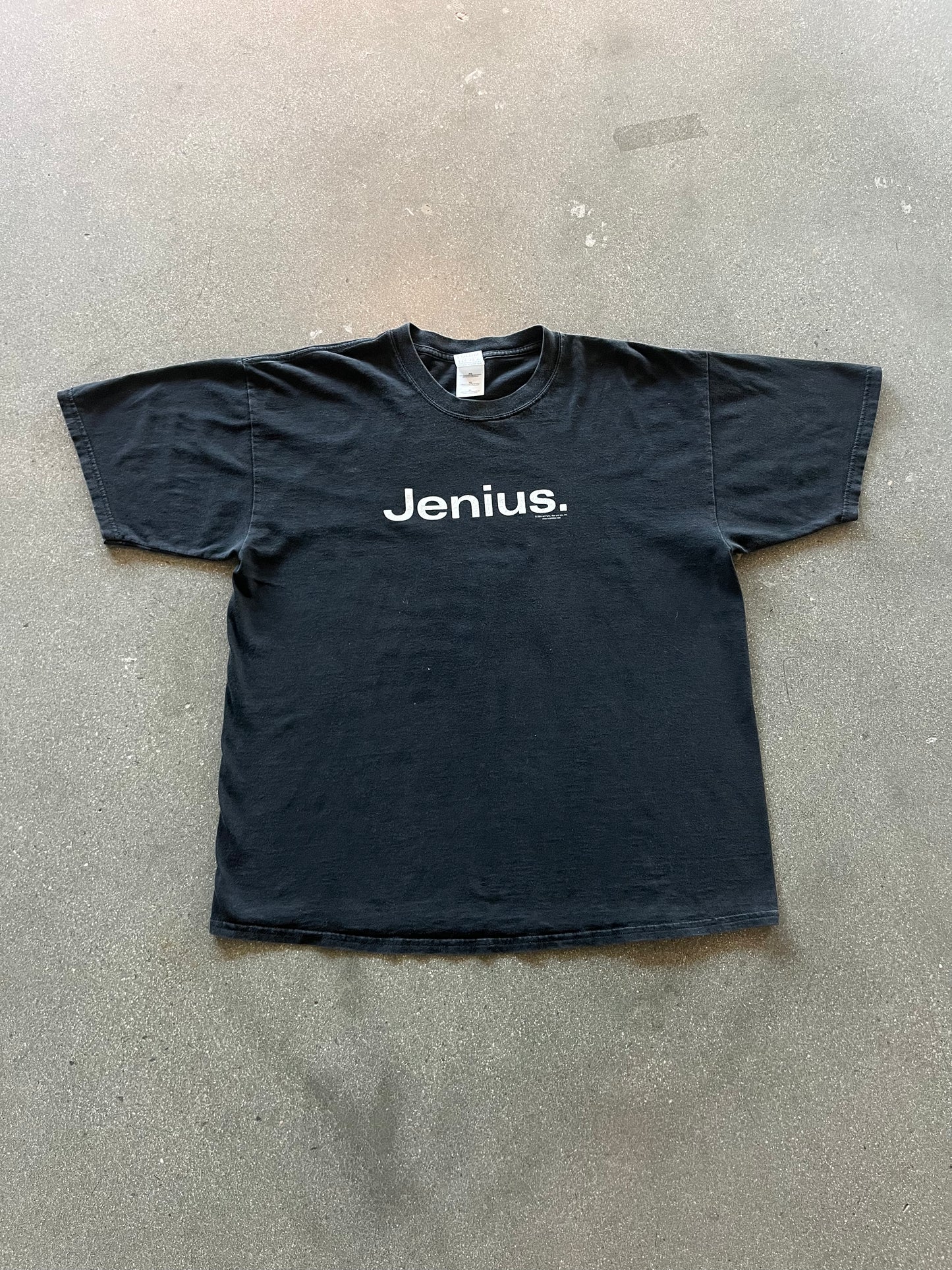 2000’S “JENIUS.” TEE - BOXY L
