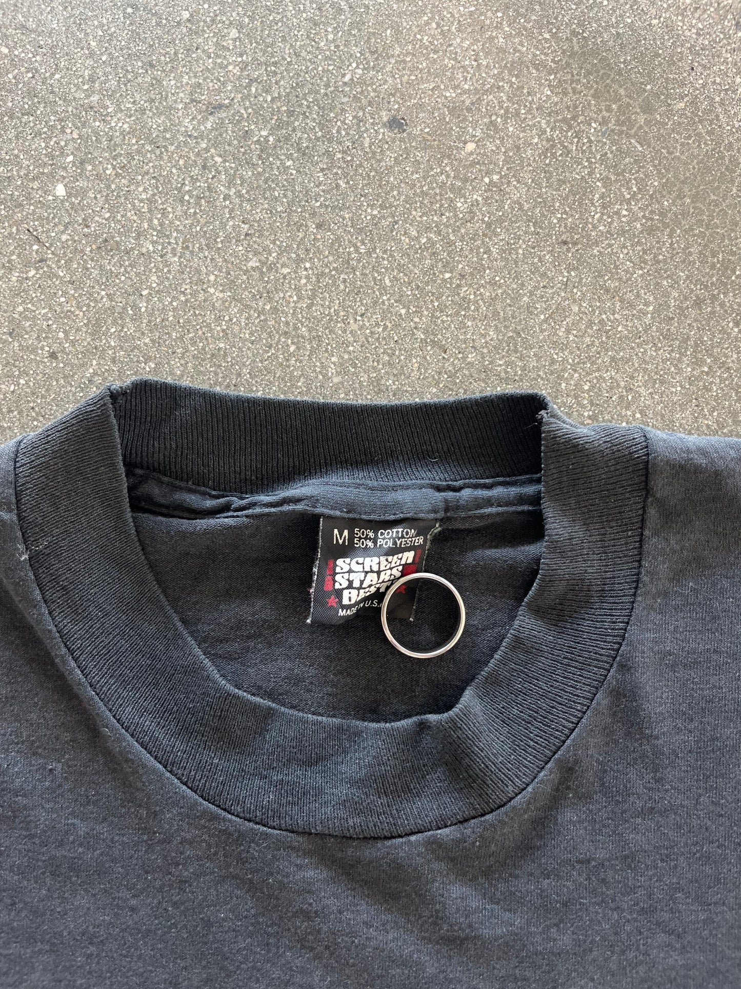 90’S “SCHOONER BAY” SKULL TEE - M